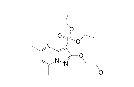 [2-(2-HYDROXYETHOXY)-5,7-DIMETHYLPYRAZOLO-[1,5-A]-PYRIMIDIN-3-YL]-PHOSPHONIC-ACID-DIETHYLESTER