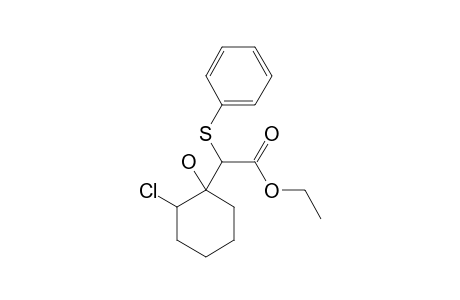 Ethyl-2-chloro-1-hydroxy.alpha.-(phenylthio)-cyclohexane-acetate