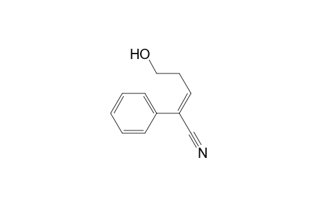 (E)-5-Hydroxy-2-phenylpent-2-enenitrile