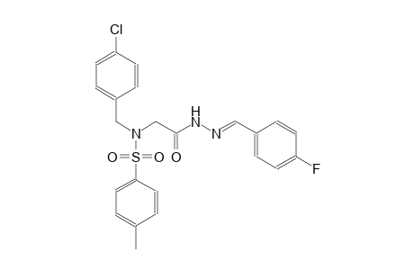 N-(4-chlorobenzyl)-N-{2-[(2E)-2-(4-fluorobenzylidene)hydrazino]-2-oxoethyl}-4-methylbenzenesulfonamide