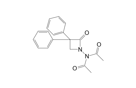 N-(3,3-diphenyl-2-oxo-1-azetidinyl)diacetamide
