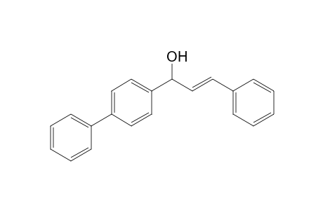 (E)-3-phenyl-1-(4-phenylphenyl)-2-propen-1-ol