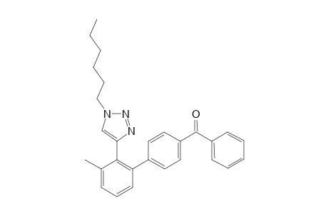 (2'-(1-n-Hexyl-1H-1,2,3-triazol-4-yl)-3'-methylbiphenyl-4-yl)(phenyl)methanone