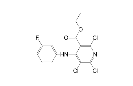 3-pyridinecarboxylic acid, 2,5,6-trichloro-4-[(3-fluorophenyl)amino]-,ethyl ester