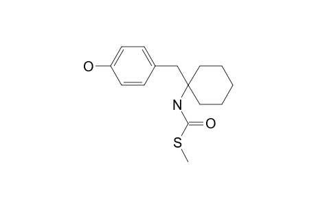 [[1-(4-hydroxybenzyl)cyclohexyl]amino]methanethioic acid S-methyl ester