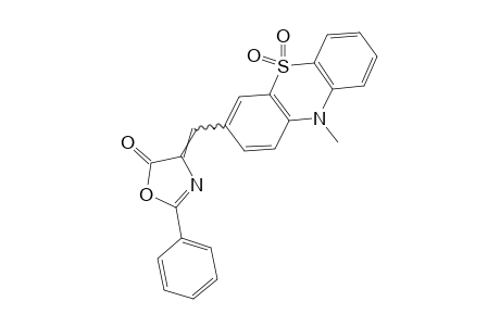 alpha-[(alpha-HYDROXYBENZYLIDENE)AMINO]-10-METHYLPHENOTHIAZINE-3-ACRYLIC ACID, gamma-LACTONE, 5,5-DIOXIDE