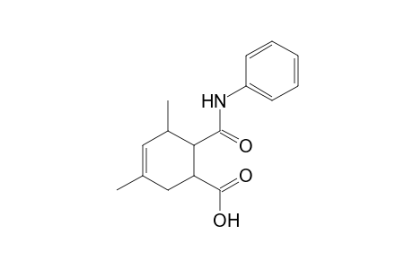 4-Cyclohexene-1,2-dicarboxylic acid, 2-monoamide, 3,5-dimethyl-N-phenyl-
