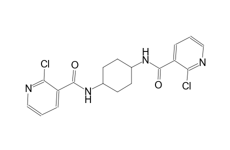2-chloro-N-(4-{[(2-chloro-3-pyridinyl)carbonyl]amino}cyclohexyl)nicotinamide