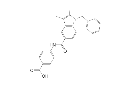 4-{[(1-benzyl-2,3-dimethyl-1H-indol-5-yl)carbonyl]amino}benzoic acid