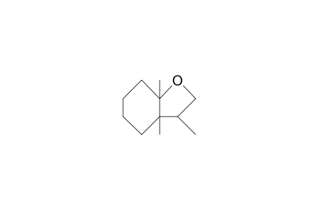 3,3a,7a-Trimethyl-perhydro-benzo(B)furan