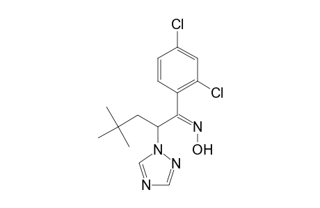 1-Pentanone, 1-(2,4-dichlorophenyl)-4,4-dimethyl-2-(1H-1,2,4-triazol-1-yl)-, oxime