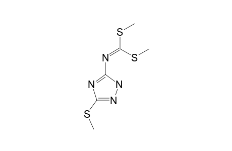 DIMETHYL-(3-METHYLTHIO-1H-1,2,4-TRIAZOL-5-YL)-IMINODITHIOCARBONATE