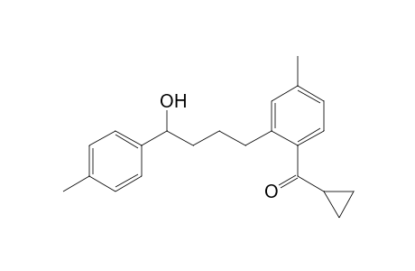 Methanone, cyclopropyl[4-methyl-2-[4-(4-methylphenyl)-4-hydroxybutyl]phenyl]-