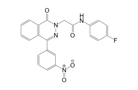 N-(4-fluorophenyl)-2-(4-(3-nitrophenyl)-1-oxo-2(1H)-phthalazinyl)acetamide