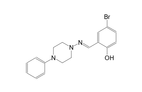 phenol, 4-bromo-2-[(E)-[(4-phenyl-1-piperazinyl)imino]methyl]-