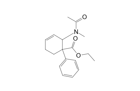 1-(N-methyl-N-acetylamino)-2-phenyl-2-(ethoxycarbonyl)-5-cyclohexene
