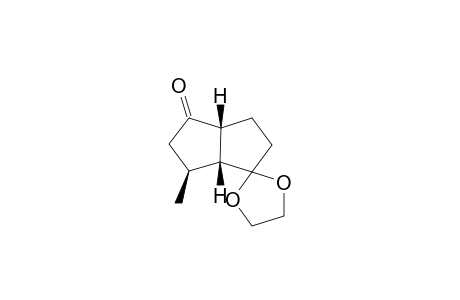 (3a'R,6'S,6a'R)-6'-Methyl-hexahydro-4'H-spiro[1.3]dioxolane-2,1'-pentalene]-4'-one