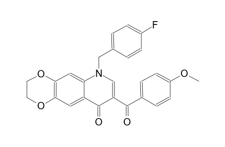 [1,4]dioxino[2,3-g]quinolin-9(6H)-one, 6-[(4-fluorophenyl)methyl]-2,3-dihydro-8-(4-methoxybenzoyl)-