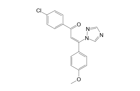 Z-3-(4-METHOXYPHENYL)-3-(1-H-1,2,4-TRIAZOL-1-YL)-1-(4-CHLOROPHENYL)-2-PROPEN-1-ONE