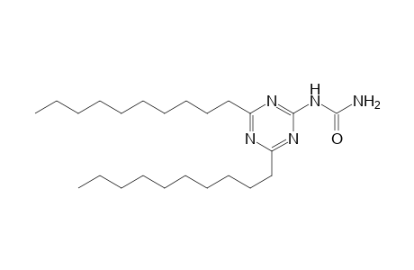 2-carbamido-4,6-di(decyl)-1,3,5-triazine