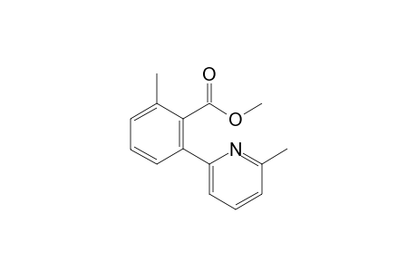 methyl 2-methyl-6-(6-methyl-2-pyridyl)benzoate