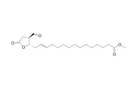 (E)/(Z)-(2S/R,3R)-(-)-15-(3-formyl-5-oxotetrahydrofuran-2-yl)pentadec-13-enoic acid methyl ester