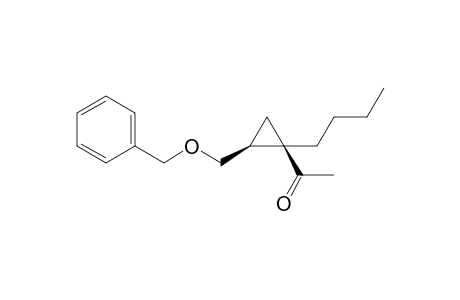 cis-r-1-Acetyl-1-butyl-c-2-[(phenylmethoxy)methyl]cyclopropane