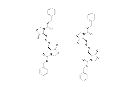 (4R,4'R)-3,3'-BIS-BENZYLOXYCARBONYL-4,4'-[DITHIOBIS-(METHYLENE)]-BIS-OXAZOLIDIN-5-ONE