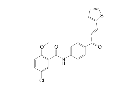 N-(1)-{[4'-(2''-Thienyl)methylenecarbonyl]phenyl}-5-chloro-2-methoxybenzamide