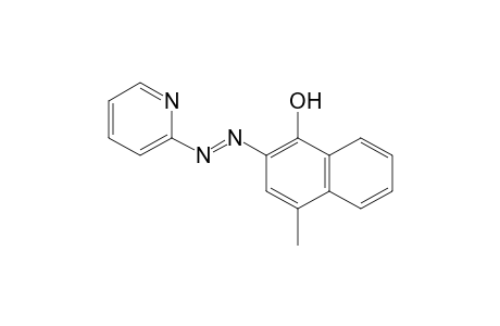 1-Naphthalenol, 4-methyl-2-[2-(2-pyridinyl)diazenyl]-