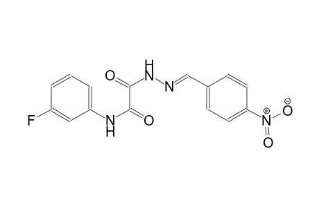 Oxalic acid, monoamide monohydrazide, N-(3-fluorophenyl)-N''-(4-nitrobenzylideno)-