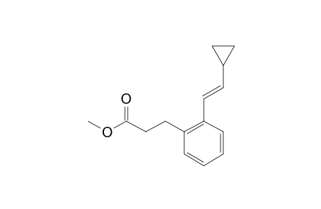 METHYL-3-[2-[(E)-CYCLOPROPYLVINYL]-PHENYL]-PROPANOATE