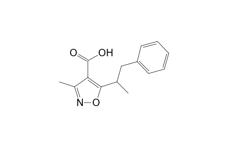 3-methyl-5-(1-methyl-2-phenyl-ethyl)isoxazole-4-carboxylic acid