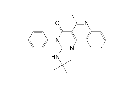 2-(tert-butylamino)-3-phenyl-5-methyl-3H-pyrimido[5,4-c]quinolin-4-one