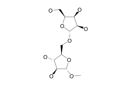 METHYL_ALPHA-D-LYXOFURANOSYL-(1->5)-ALPHA-D-ARABINOFURANOSIDE