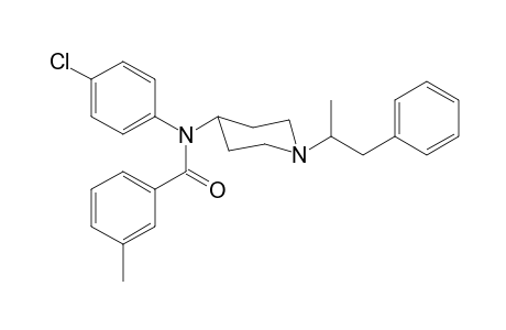 N-4-Chlorophenyl-N-[1-(1-phenylpropan-2-yl)piperidin-4-yl]-3-methylbenzamide