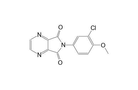 5H-pyrrolo[3,4-b]pyrazine-5,7(6H)-dione, 6-(3-chloro-4-methoxyphenyl)-