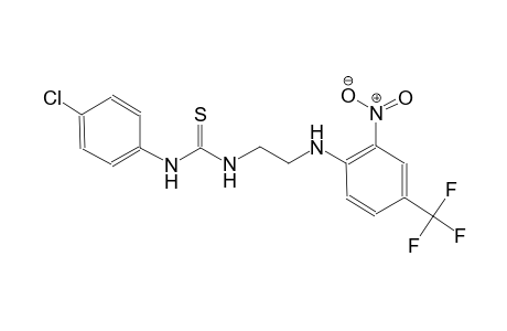N-(4-chlorophenyl)-N'-{2-[2-nitro-4-(trifluoromethyl)anilino]ethyl}thiourea