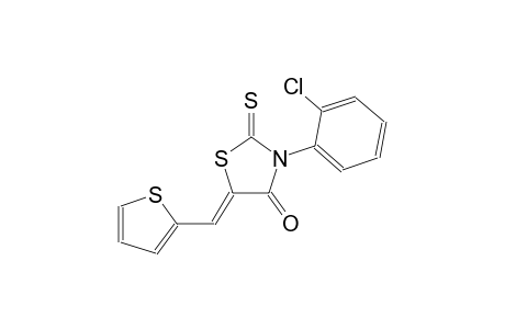 (5Z)-3-(2-chlorophenyl)-5-(2-thienylmethylene)-2-thioxo-1,3-thiazolidin-4-one