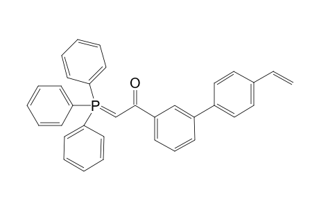 1-[3-(4-ethenylphenyl)phenyl]-2-triphenylphosphoranylideneethanone