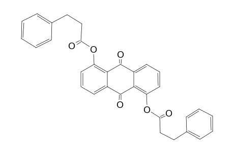 3-Phenylpropionic acid (5-hydrocinnamoyloxy-9,10-diketo-1-anthryl) ester