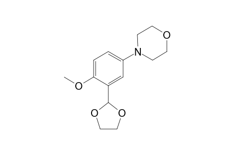 2-Methoxy-5N-morpholinylbenzaldehyde