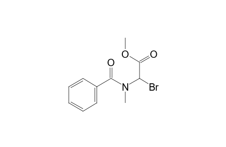 Acetic acid, (benzoylmethylamino)bromo-, methyl ester