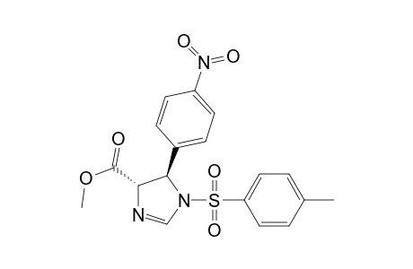 trans-4-(Methoxycarbonyl)-5-(4-nitrophenyl)-1-N-tosyl-2-imidazoline
