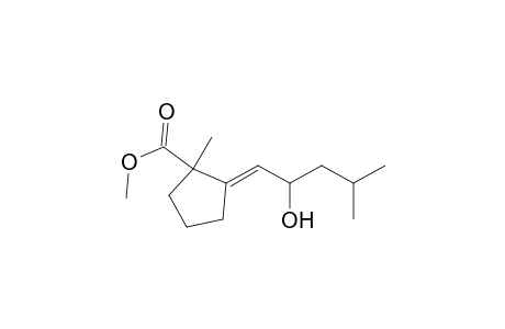 Methyl (E)-2-(2-Hydroxy-2-isobutylethylidene)-1-methylcyclopentanecarboxylate