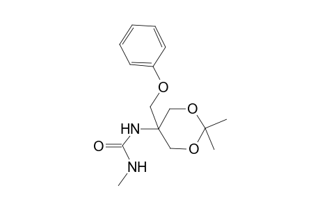 1-(2,2-Dimethyl-5-phenoxymethyl-[1,3]dioxan-5-yl)-3-methyl-urea
