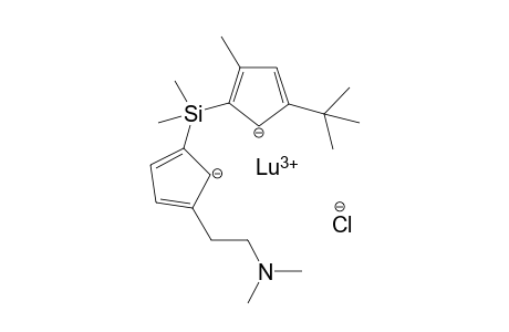 lutetium(III) 5-(tert-butyl)-2-((3-(2-(dimethylamino)ethyl)cyclopenta-3,5-dien-2-ide-1-yl)dimethylsilyl)-3-methylcyclopenta-2,4-dien-1-ide chloride