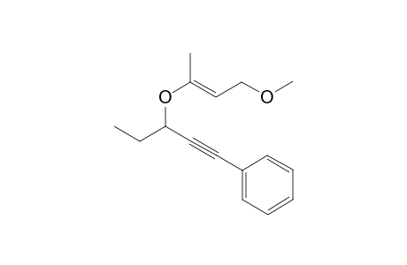 (E)-(3-(4-Methoxybut-2-en-2-yloxy)pent-1-ynyl)benzene
