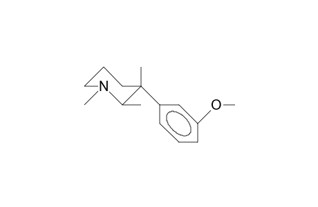3-(3-Methoxy-phenyl)-cis-1,2,3-trimethyl-piperidine