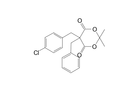 5-[(p-Chlorobenzyl)-5-benzyl-2,2-dimethyl-1,3-dioxacyclohexane-4,6-dione